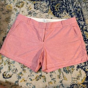 JCrew redish in color shorts Sz12 great condition